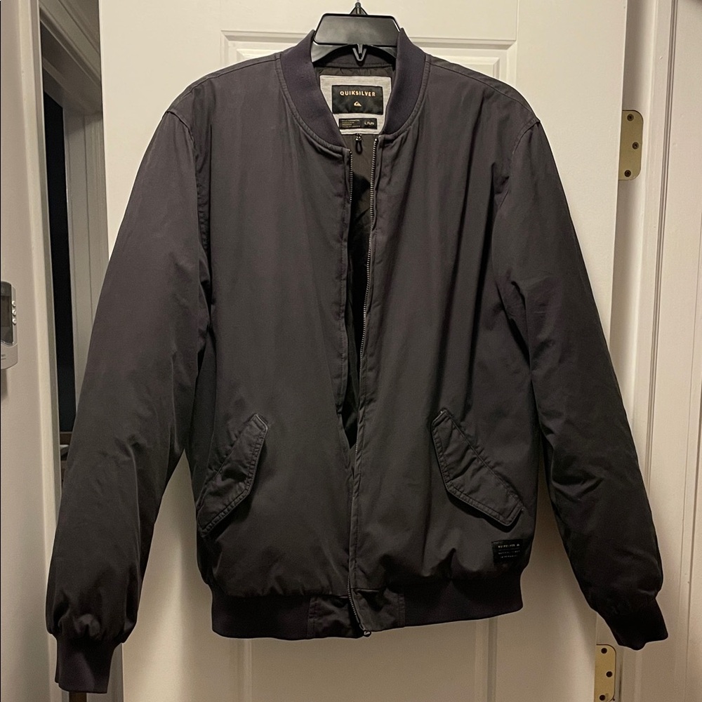 Quiksilver men’s bomber jacket in large